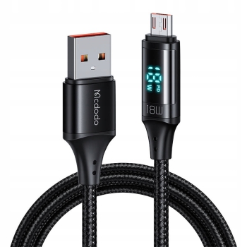 Kabel USB do Micro USB Mcdodo CA-1070 3A 1.2m LED