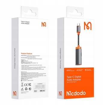 Adapter USB-C do 2x USB-C Mcdodo CA-0520, PD 60W (