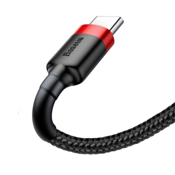 Kabel USB do USB-C Baseus Cafule 2A 2m (czerwono-czarny)