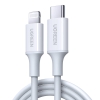 Kabel USB-C do Lightning UGREEN US171, 3A, 0.25m (biały)