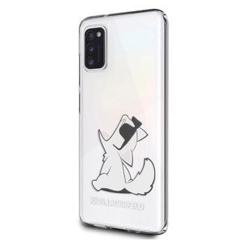 Etui Karl Lagerfeld Choupette Fun na Samsung A41 - przezroczyste