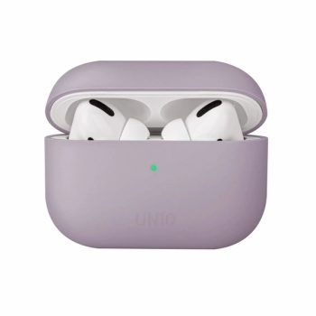 Etui UNIQ Silicone na AirPods Pro - lawendowe