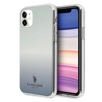 Etui U.S. Polo Assn. Gradient Pattern Collection na iPhone 11 - niebieskie