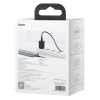 Baseus Super Si szybka ładowarka sieciowa Quick Charge 3.0 Power Delivery 25W 3A + Kabel USB Typ C - USB Typ C 3A 1m czarny (TZCCSUP-L01)