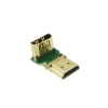 Ugreen adapter łącznik kątowy HDMI dolny czarny (20109)