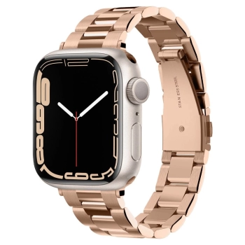 Pasek Spigen Modern Fit Band na Apple Watch 4/5/6/7/8/SE (38/40/41 mm) - różowo-złoty