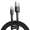 Kabel Baseus Cafule Cable CAMKLF-CG1 USB-A / micro USB 1.5A 2 m - czarno-szary