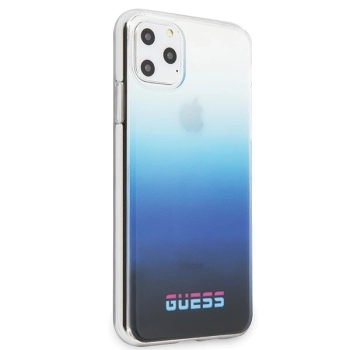 Etui Guess California na iPhone 11 Pro Max - niebieskie