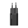 Baseus Super Si szybka ładowarka sieciowa Quick Charge 3.0 Power Delivery 25W 3A + Kabel USB Typ C - USB Typ C 3A 1m czarny (TZCCSUP-L01)