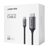 Ugreen kabel przewód HDMI - USB Typ C 4K 60 Hz 1,5 m czarno-szary (MM142 50570)