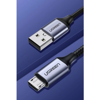 Kabel Ugreen US290 60146 USB-A / micro USB 2.4A 1m - szary