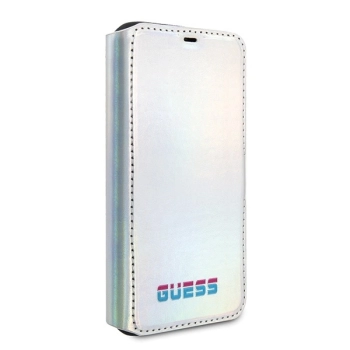 Etui Guess Iridescent na iPhone 11 Pro Max - srebrne