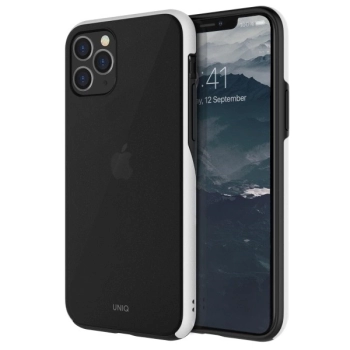 Etui UNIQ Vesto Hue na iPhone 11 Pro Max - czarno-białe