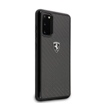 Etui Ferrari Carbon Heritage na Samsung Galaxy S20 - czarne