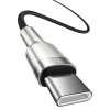 Kabel Baseus Cafule Series Metal Data USB-C / USB-C PD QC SCP 100W 5A 1 m - czarny