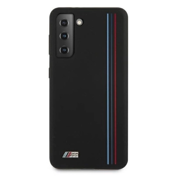 Etui BMW Silicone Stripes M Collection na Samsung Galaxy S21+ - czarne