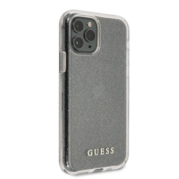 Etui Guess Glitter na iPhone 11 Pro - srebrne