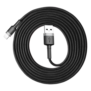 Kabel Baseus Cafule USB-A / Lightning 1.5A QC 3.0 2 m - czarny