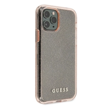 Etui Guess Glitter na iPhone 11 Pro - różowe