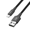 Baseus kabel przewód USB 4w1 Lightning / 2x USB Typ C / micro USB w nylonowym oplocie 3.5A 1.2m czarny (CA1T4-B01)