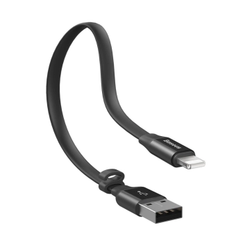 Kabel Baseus Nimble USB-A / Lightning 2A 0.23 m - czarny