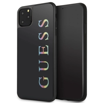 Etui Guess Glitter Logo na iPhone 11 Pro Max - czarne