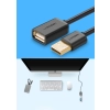 Ugreen kabel przewód przejściówka USB (żeński) - USB (męski) 1m czarny (10314)