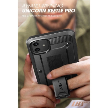 Etui Supcase Unicorn Beetle Pro na iPhone 11 - czarne