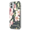 Etui Guess N.3 Flower Collection na iPhone 12 mini - granatowe