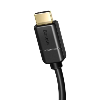 Baseus kabel przewód HDMI 2.0 4K 30 Hz 3D HDR 18 Gbps 8 m czarny (CAKGQ-E01)