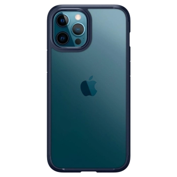 Etui Spigen Ultra Hybrid na iPhone 12 / iPhone 12 Pro - niebieskie