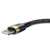 Kabel Baseus Cafule USB-A / Lightning 2A QC 3.0 3 m - czarno-złoty