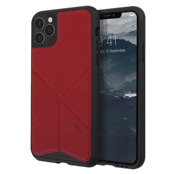 Etui UNIQ Transforma na iPhone 11 Pro Max - czerwone