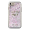 Etui Guess Liquid Glitter Party na iPhone 6 / 7 / 8 / SE 2020 / SE 2022 - fioletowe