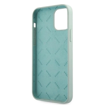 Etui Guess Silicone Vintage na iPhone 12 Pro Max - niebiesko-różowe