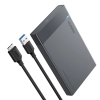 Ugreen kieszeń na dysk HDD SSD obudowa dysku SATA 2,5'' USB 3.2 Gen 1 (5 Gbps) micro USB SuperSpeed + kabel 0,5 m czarny (US221 30848)