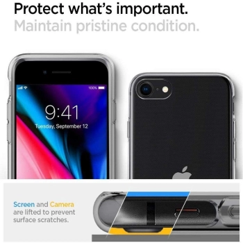 Etui Spigen Liquid Crystal na iPhone 7 / 8 / SE 2020 / 2022 - przezroczyste