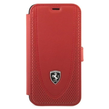 Etui Ferrari Off Track Perforated na iPhone 12 mini - czerwone