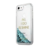 Etui Guess Liquid Glitter Party na iPhone 6 / 7 / 8 / SE 2020 / SE 2022 - niebieskie