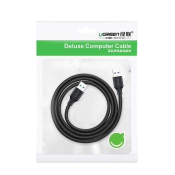 Ugreen kabel przewód USB 2.0 (męski) - USB 2.0 (męski) 2 m czarny (US128 10311)