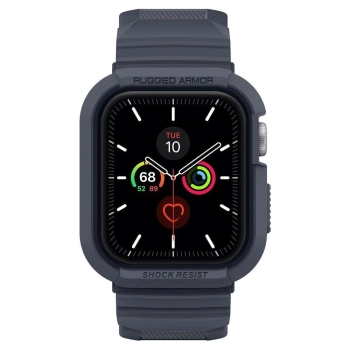 Etui Spigen Rugged Armor Pro na Apple Watch 4 / 5 / 6 / 7 / 8 / 9 / SE (44 / 45 mm) - szare