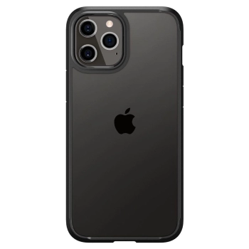 Etui Spigen Ultra Hybrid na iPhone 12 / iPhone 12 Pro - czarny mat