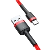 Kabel Baseus Cafule USB-A / USB-C QC 3.0 3A 0.5 m - czerwony