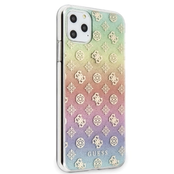 Etui Guess Iridescent 4G Peony na iPhone 11 Pro Max - wielokolorowe