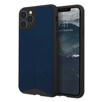 Etui UNIQ Transforma na iPhone 11 Pro - niebieskie