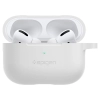 Etui Spigen Silicone Fit na Apple AirPods Pro 1 - białe