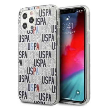 Etui U.S. Polo Assn. Logo Mania Collection na iPhone 12 Pro Max - białe