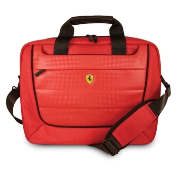 Torba Ferrari Scuderia na laptop 16" - czerwona