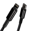 Kabel Baseus CATLWJ-01 Lightning - USB-C PD 20W 480Mb/s 1m - czarny