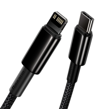 Kabel Baseus CATLWJ-A01 Lightning - USB-C PD 20W 480Mb/s 2m - czarny